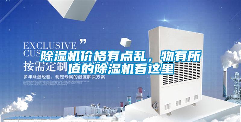 除濕機價格有點亂，物有所值的除濕機看這里