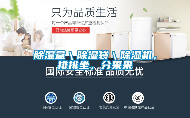 除濕盒＼除濕袋＼除濕機，排排坐，分果果