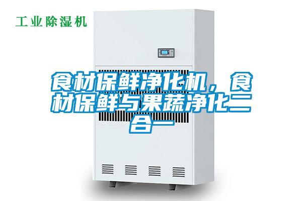 食材保鮮凈化機，食材保鮮與果蔬凈化二合一