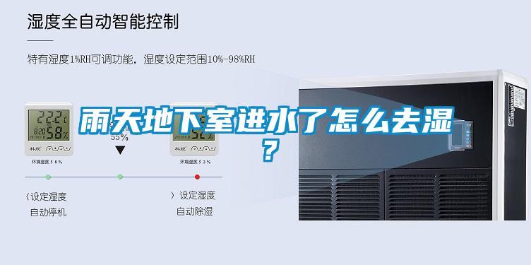 雨天地下室進水了怎么去濕？