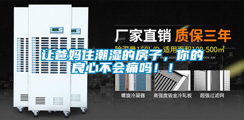 讓爸媽住潮濕的房子，你的良心不會痛嗎??！