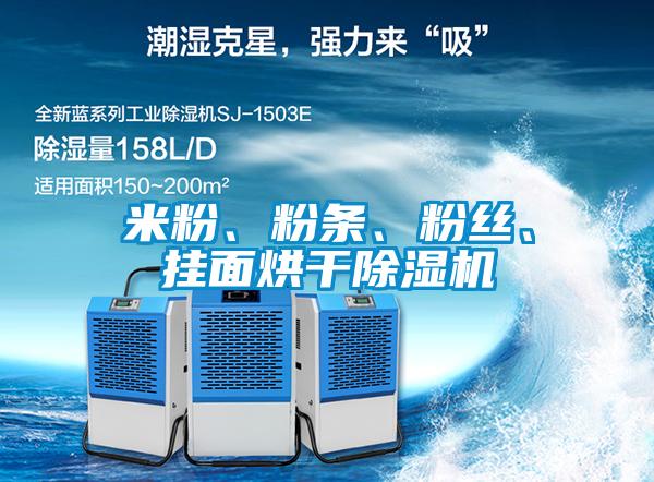 米粉、粉條、粉絲、掛面烘干除濕機