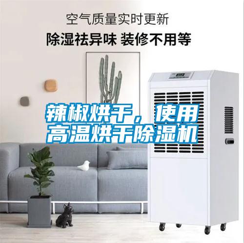 辣椒烘干，使用高溫烘干除濕機