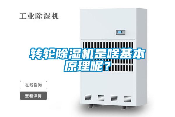 轉輪除濕機是啥基本原理呢？