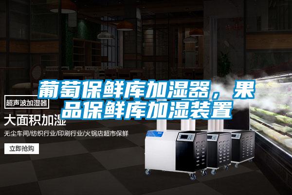 葡萄保鮮庫加濕器，果品保鮮庫加濕裝置