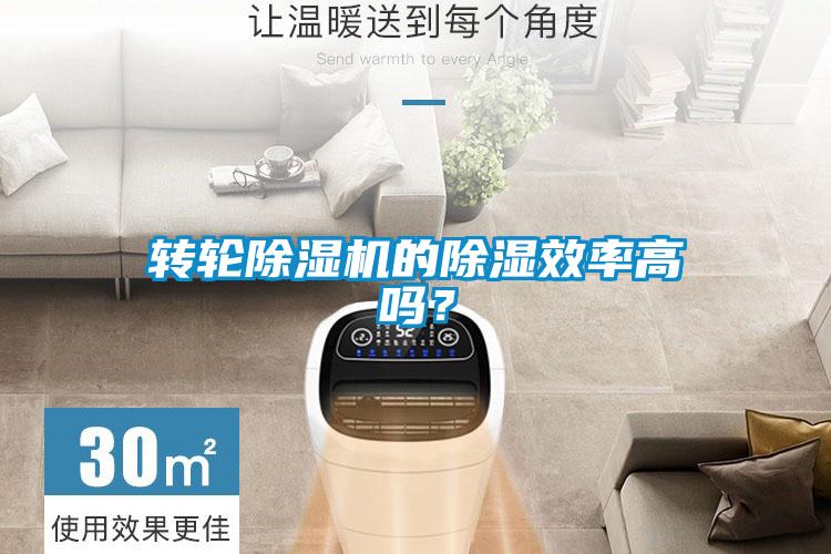 轉輪除濕機的除濕效率高嗎？