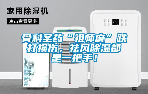 骨科圣藥“祖師麻”跌打損傷，祛風除濕都是一把手！