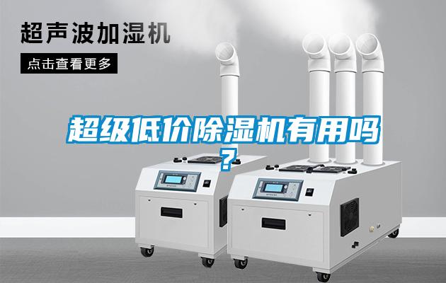 超級低價除濕機有用嗎？