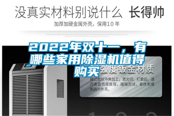 2022年雙十一，有哪些家用除濕機值得購買