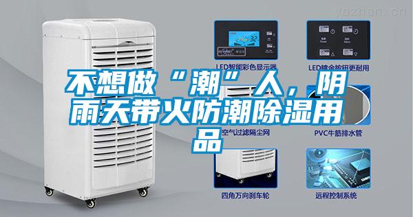 不想做“潮”人，陰雨天帶火防潮除濕用品