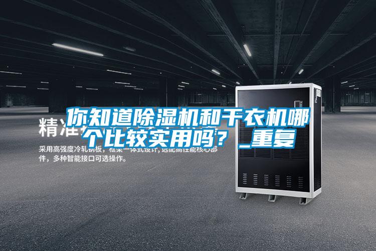 你知道除濕機和干衣機哪個比較實用嗎？_重復