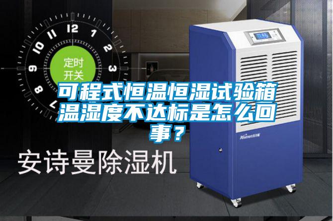 可程式恒溫恒濕試驗箱溫濕度不達標是怎么回事？