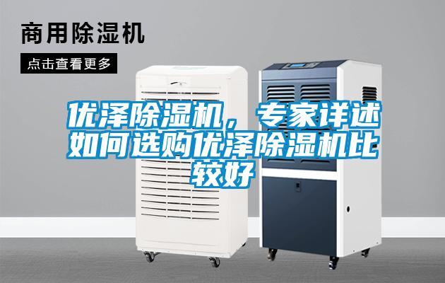 優澤除濕機，專家詳述如何選購優澤除濕機比較好