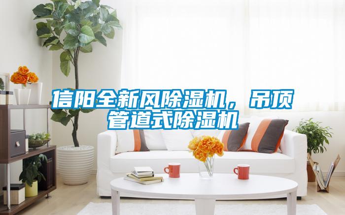 信陽全新風除濕機，吊頂管道式除濕機
