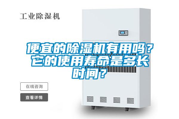 便宜的除濕機有用嗎？它的使用壽命是多長時間？