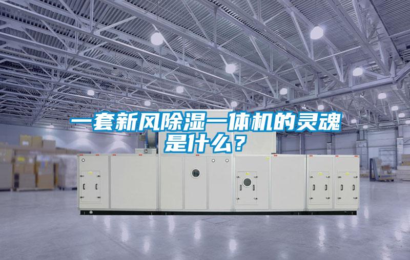 一套新風除濕一體機的靈魂是什么？