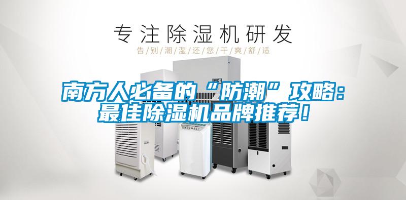 南方人必備的“防潮”攻略：最佳除濕機品牌推薦！