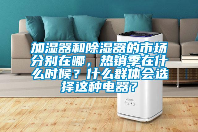 加濕器和除濕器的市場分別在哪，熱銷季在什么時候？什么群體會選擇這種電器？