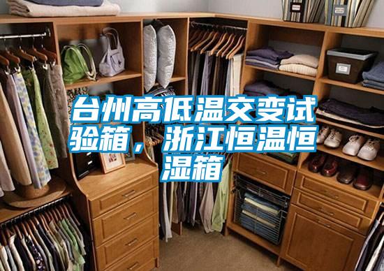 臺州高低溫交變試驗箱，浙江恒溫恒濕箱