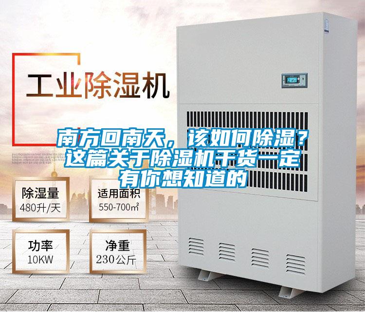 南方回南天，該如何除濕？這篇關于除濕機干貨一定有你想知道的