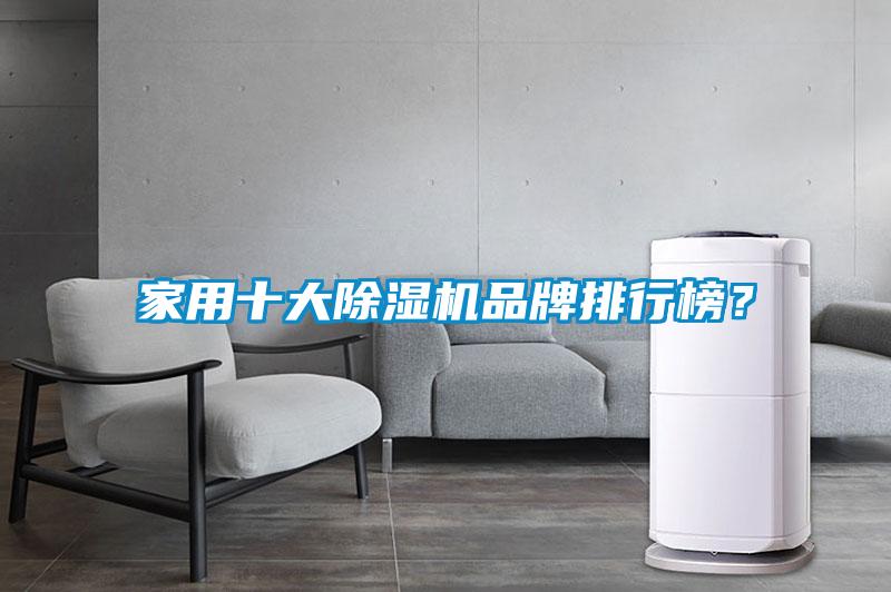 家用十大除濕機品牌排行榜？