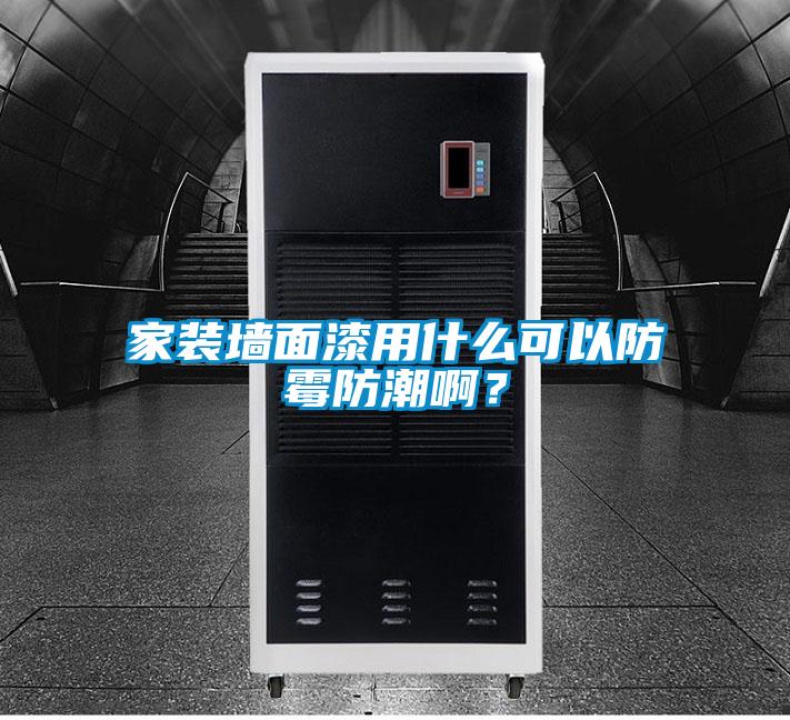 家裝墻面漆用什么可以防霉防潮??？