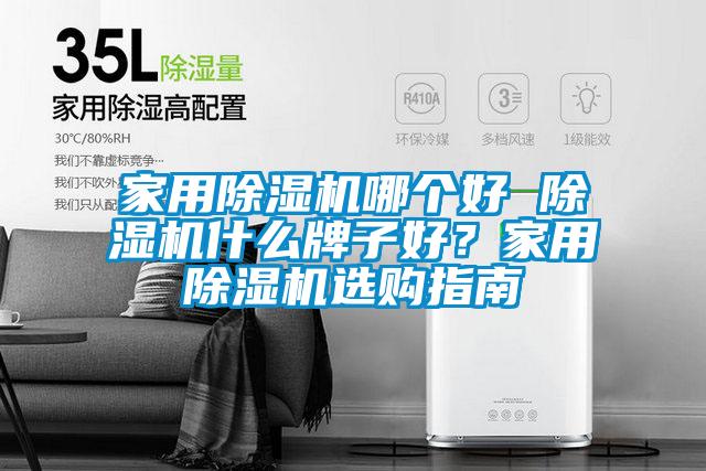家用除濕機哪個好 除濕機什么牌子好？家用除濕機選購指南