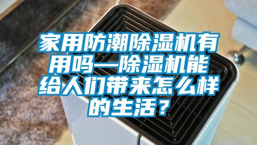 家用防潮除濕機有用嗎—除濕機能給人們帶來怎么樣的生活？