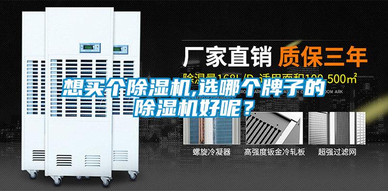 想買個除濕機,選哪個牌子的除濕機好呢？