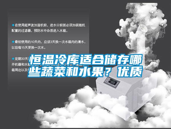 恒溫冷庫適合儲存哪些蔬菜和水果？優質