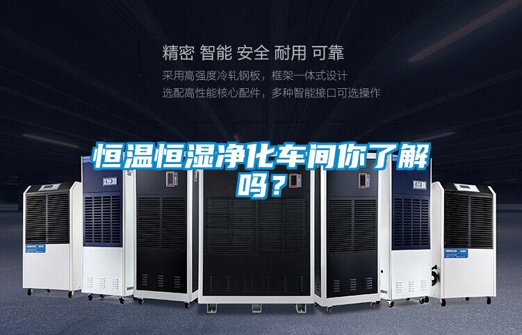 恒溫恒濕凈化車間你了解嗎？