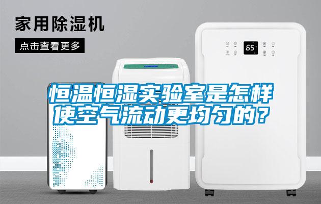 恒溫恒濕實驗室是怎樣使空氣流動更均勻的？
