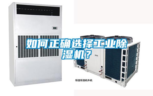 如何正確選擇工業除濕機？