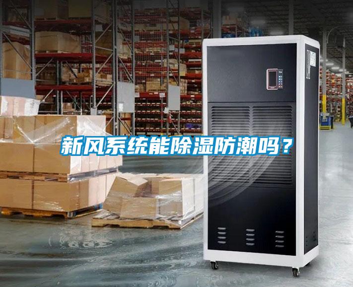 新風系統能除濕防潮嗎？