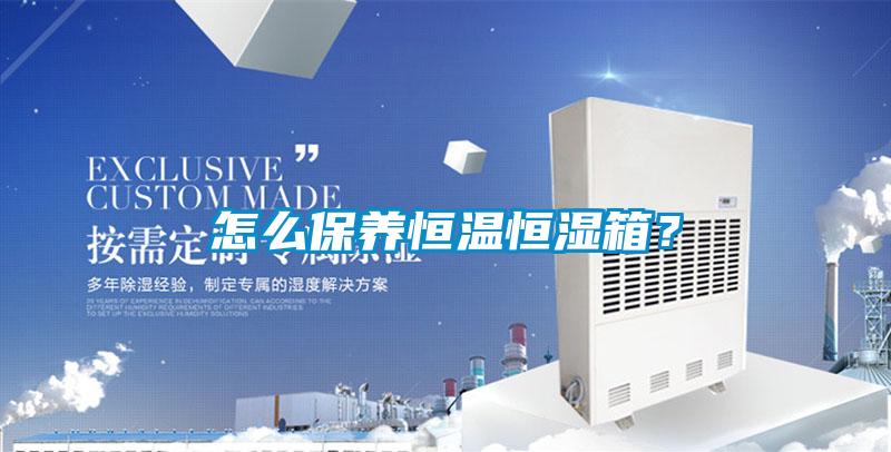 怎么保養恒溫恒濕箱？