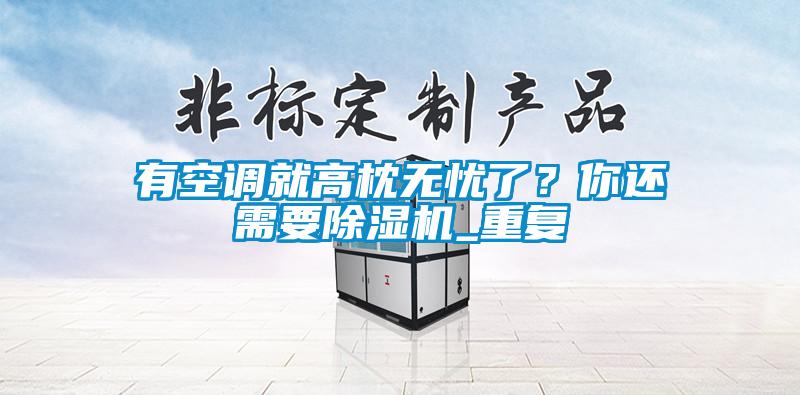 有空調就高枕無憂了？你還需要除濕機_重復