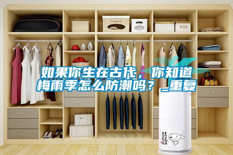 如果你生在古代，你知道梅雨季怎么防潮嗎？_重復