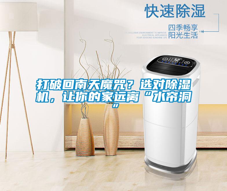 打破回南天魔咒？選對除濕機，讓你的家遠離“水簾洞”