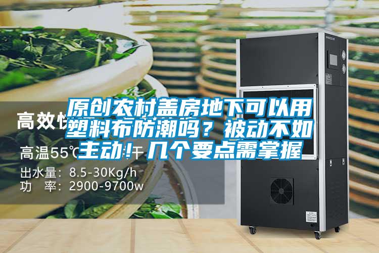 原創農村蓋房地下可以用塑料布防潮嗎？被動不如主動！幾個要點需掌握