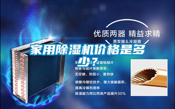 家用除濕機價格是多少？