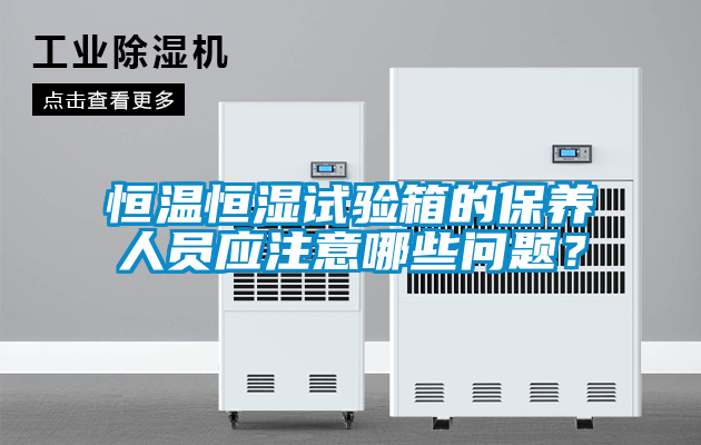 恒溫恒濕試驗箱的保養人員應注意哪些問題？