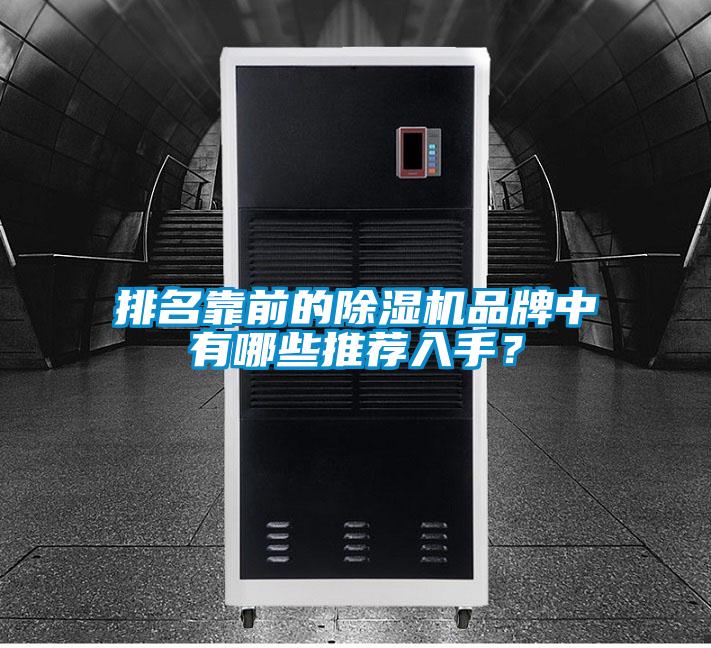 排名靠前的除濕機品牌中有哪些推薦入手？