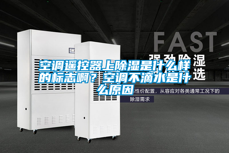 空調遙控器上除濕是什么樣的標志??？空調不滴水是什么原因