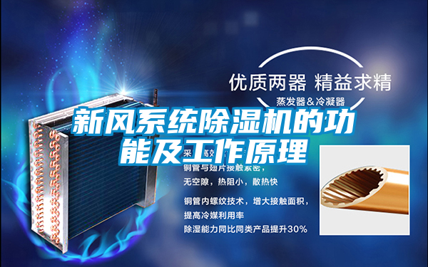 新風系統除濕機的功能及工作原理