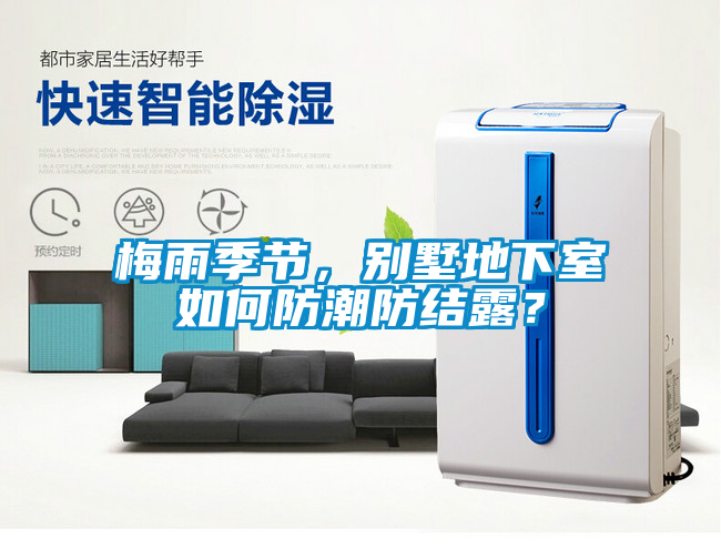 梅雨季節，別墅地下室如何防潮防結露？