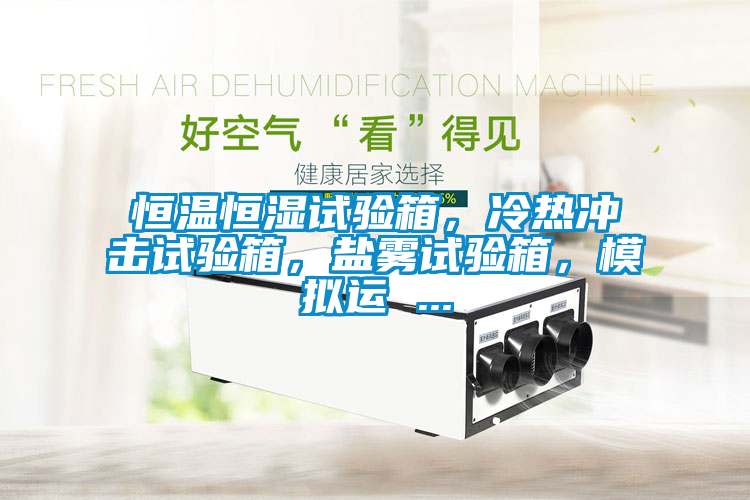 恒溫恒濕試驗箱，冷熱沖擊試驗箱，鹽霧試驗箱，模擬運 ...