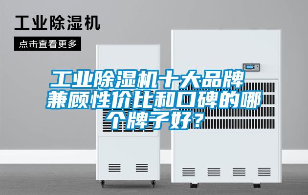 工業除濕機十大品牌 兼顧性價比和口碑的哪個牌子好？