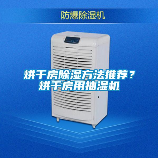 烘干房除濕方法推薦？烘干房用抽濕機