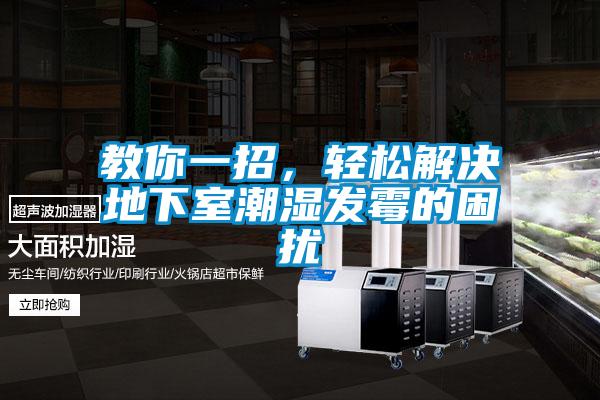 教你一招，輕松解決地下室潮濕發霉的困擾