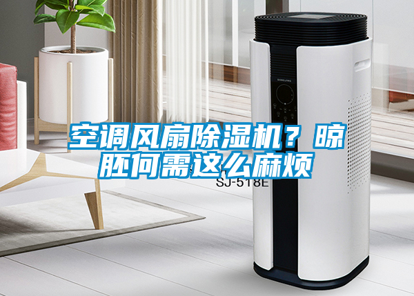空調風扇除濕機？晾胚何需這么麻煩